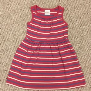 Hanna Andersson Tank Dress 3T Red White and Blue - Little Girls - 4th of July